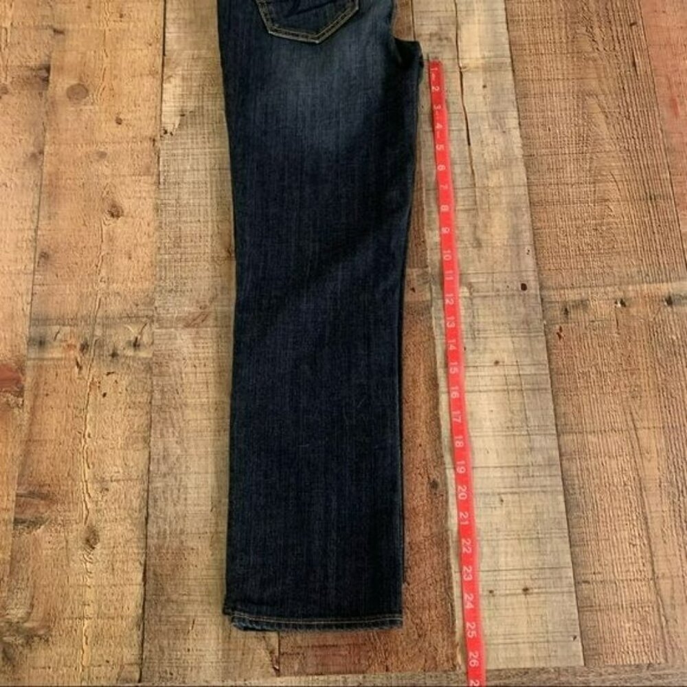 American eagle womens artist cropped straight leg denim jeans - 4 - Picture 4 of 13